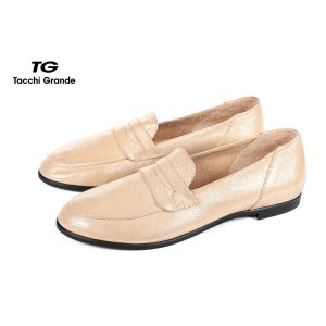 Beige suede shoes Loafers for women in large sizes in Kiev